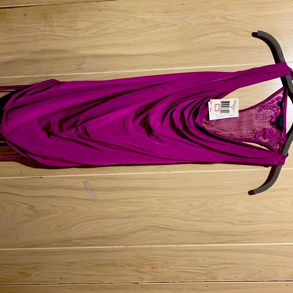 Sexy! Cowl neck top. Open back.